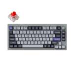 Q1 Pro 75% Red K Pro Switches Rgb Wireless Keyboard - Grey