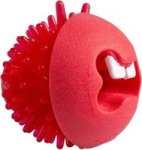 Rogz Fred Medium Treat Ball For Dogs Red
