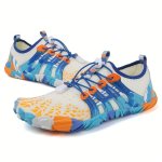 Men's Sports Water Shoes Quick-dry Barefoot Athletic Hiking Shoes - Breathable Lightweight Non-slip Rubber Sole Fabric Upper - V