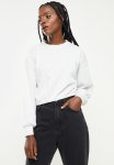 Crew Neck Long Sleeve Sweatshirt - Grey