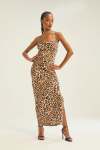 Dolce Slip Dress - Large Leopard