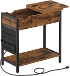 Lifespace Side Table With Power Outlet & USB Charging Ports