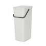 Brabantia Sort & Go Waste Bin 40 Litre - Jade Green Fir Green Light Grey Grey - Fir Green