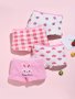 4pcs Girl's Boxer Briefs Cute Cartoon Pattern Elastic Waist Shorts Breathable Comfy Kid's Underwear Kids Clothes