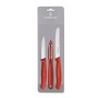 Victorinox Swiss Army Victorinox Classic Zest 3 Piece Paring Set Red