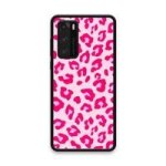 Custom Printed Tpu Cases - Huawei P40 & 39 Hot Pink Leopard Print& 39 By
