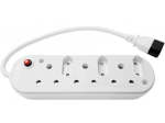 Acconet. Acconet 6-WAY Multiplug With 16A & 5A Sockets
