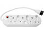 Acconet 6-Way Multiplug With 16A & 5A Sockets