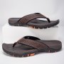 Plus Size Men's Trendy Solid Thong Sandals Casual Non Slip Flip-flops Sandals For Indoor Outdoor Walking Beach Shoes For Spring And Summer