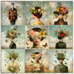 Tear Resistant Deco Print Spring Portraits