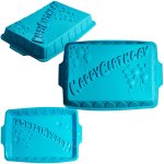 Happy Birthday Cake Mould Blue