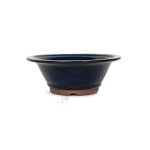 Japanese Namako Glazed Round Containers - Small 220 D X 80MM H