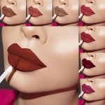 High Pigmented Matte Lip Glaze - Long-lasting Smudge Proof Liquid Lipstick Makeup 8 Colors Valentine's Day Gifts Women's Day Gif