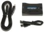 HUDIEMM0B HDMI To Scart Composite Video Converter USB HDMI Male Lead To Scart Composite Video Converter Adapter With USB Cable
