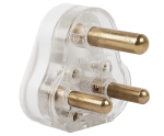 16 Solid Bras/pin Plug Top - White