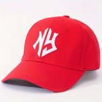 1PC Men's "ny" Embroidered Baseball Cap Classic Simple Style Breathable For Spring summer