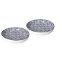Floral Design Salad Serving Bowl - 31CM - 2PCS