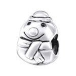 B23-C14116 - 925 Sterling Silver Snowman European Charm Bead