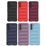 Silicone Case Build In Lens Protector For Samsung S21+ S21 Plus Pack Of 6