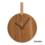 Oden Wall Clock - 300MM Dia White Sleek