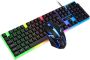 Wired Gaming Keyboard & Mouse Combo Set With Rainbow Backlight- TF230