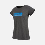 Rebel Women’s Wolf T-Shirt Grey