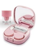 Vastsoon Contact Lens Case With Cleaner Washer Travel Size Cute Colored Contact Lenses Applicator Removal Tool Kit With Mirror S