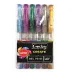 Gel Pens Croxley Glitter 6-PACK