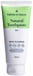 Faithful To Nature Ftn Mint Toothpaste With Fluoride
