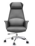 Modern Executive Swivel Office Chair With Steel Base