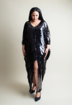 Goddess Trapeze - One Size Fits All Black Glimmer