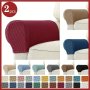 1 Pair Jacquard Sofa Armrest Slipcover Home Decor Cannot Be Attached To Leather Recliners Sofa Leather Furniture Couch Cover