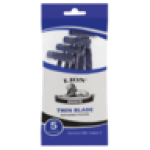 Shave Twin Blade Disposable Razors 5 Pack