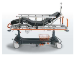 Surface Hydraulic Patient Stretcher With A 4 Part Stretcher
