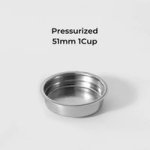 Coffee Accessories Filter Basket Compatible For Pressure 51MM 1CUP