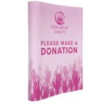 Legend Curved Banner Wall With Wings 1.45M 2.25M