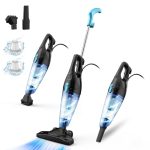 Corded Vacuum Cleaner 4-IN-1 Vacuum Cleaners For Home 15KPA Power Suction Lightweight Stick Vacuum With Washable Hepa Filter Con
