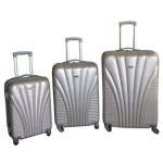 Smte 3 Piece Blue Star Luggage Set Gold With Keychain
