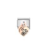 Composable Classic Link Heart Pendant Mum