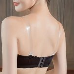 2PCS Sheer Invisible Bra Straps Comfortable Elastic Non-slip Bra Straps Women's Lingerie & Underwear Accessories