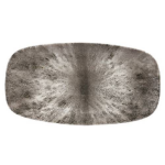 Churchill - Stone Quartz Black Oblong Chefs Plate 35.5 X 19CM Set Of 6