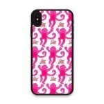 Custom Printed Tpu Cases - Apple Iphone XS Max & 39 Pink Monkey& 39 By
