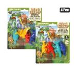 Animals Dinosaur Stretch 4PC 6-7CM Each