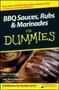 Bbq Sauces Rubs And Marinades For Dummies   Paperback