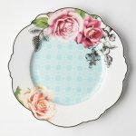 - Wavy Rose Dinner Plate