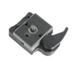 Bexin Tripod Head Quick Release Plate Holder For Manfrotto 200PL-14 Black