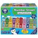 Number Street Puzzle And Poster
