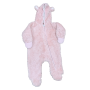 1-3M Pink Bear Fleece Zip Onesie - Woolworths