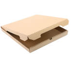 Pizza Box Kraft Corrugated 12"" Large - 10 Pack