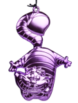 Cheshire Cat Metal Ornament